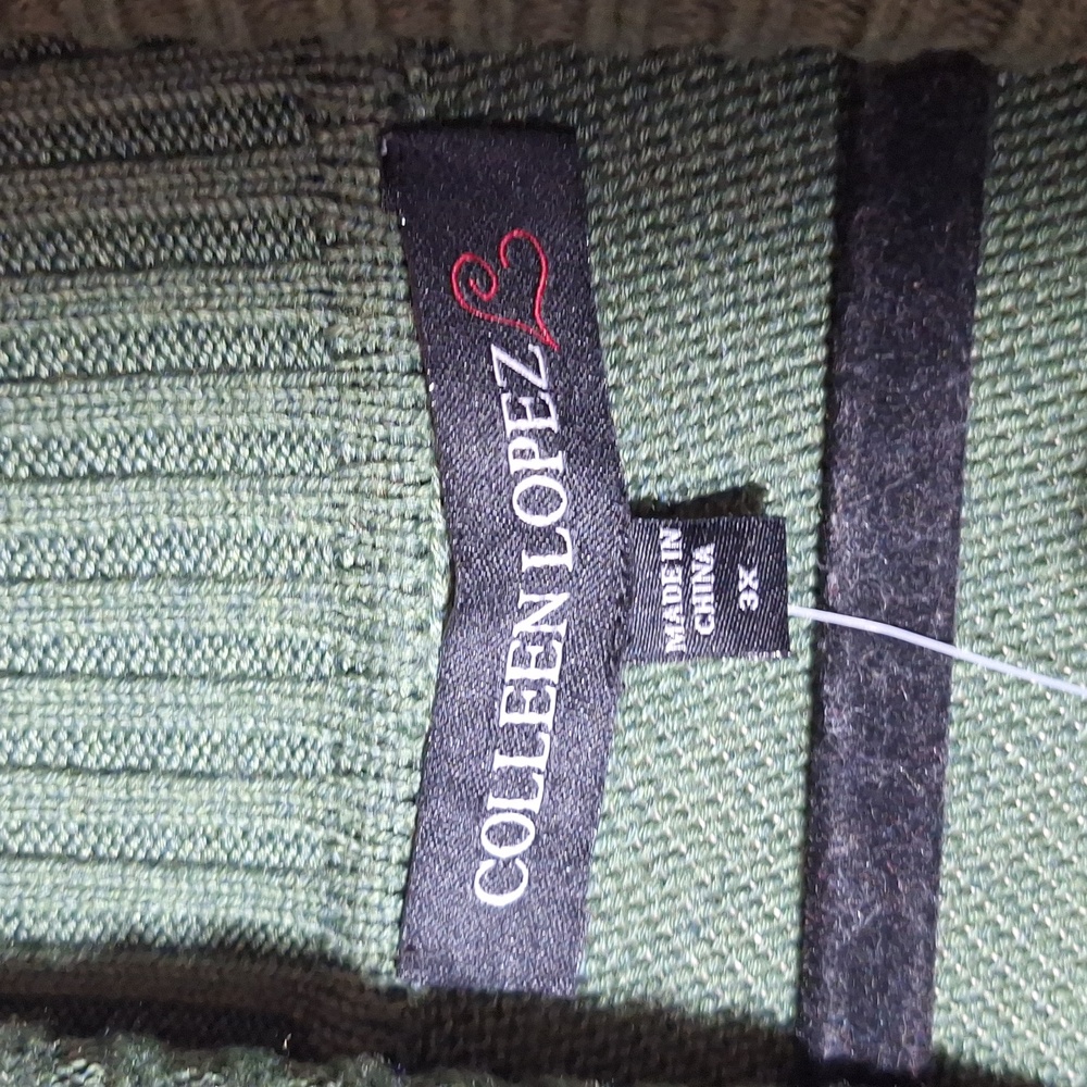 NWOT Colleen Lopez Turtleneck Poncho Sweater - Picture 5 of 6